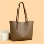Classic Taupe Women's Tote Handbag